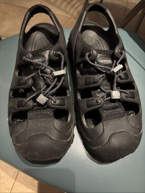 CROCS Black Bungee Sport Sandals
